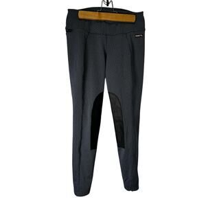 Kerrits Blue Gray Herringbone Full Seat Riding Tights S EquestrianCore HorseGirl
